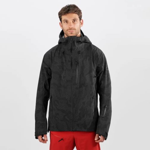 Black Salomon Outlaw 3L Shell Men's Ski Jackets | IE GR8126